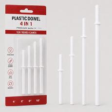 Plastic dowel 4in1